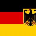 What do the flag and coat of arms of Germany mean?