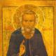 Vördade Macarius av Unzhensk och Zheltovodsk Vördade Abraham Macarius på en ikon