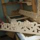 Wood carving, stencils at templates