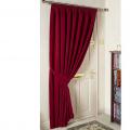 Curtains on the doorway