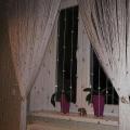Alternative decor: muslin curtains, ready-made and handmade