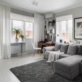 Living room interior design in gray: advantages, features, combinations